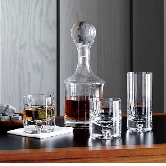 Set of 4 Directional Double 9 oz glasses set of 4 - Picture 6 of 8